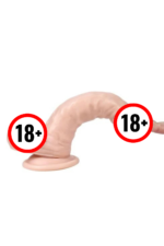 Realistik silikon dildo 17.7 cm - Görsel 3