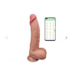 Yeni nesil, Telefondan kumandalı,ileri geri hareketli ve ısıtmalı yumuşak silikon dildo penis