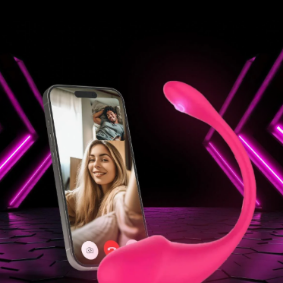 HEPSİ7 Çiftler için Telefon kontrollü çamaşır içi yumurta vibratör - Görsel 1