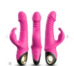 Yeni nesil 23 cm ileri geri hareketli,başı dönen klitoral destekli vibratör - Görsel 2